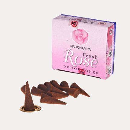 CONOS DE INCIENSO SATYA - FRESH ROSE