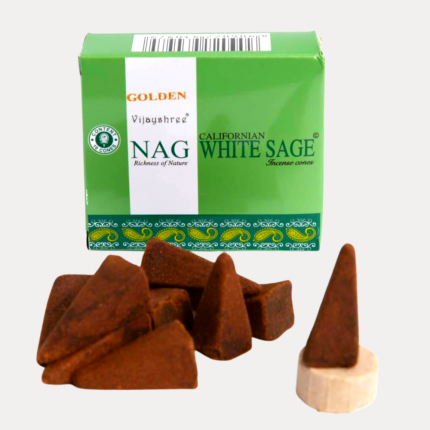 CONOS DE INCIENSO GOLDEN - NAG CALIFORNIAN WHITE SAGE