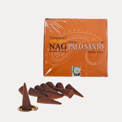 CONOS DE INCIENSO GOLDEN - NAG PALO SANTO