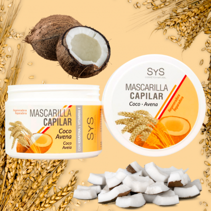 MASCARILLA CAPILAR DE COCO Y AVENA - SYS (250ml)