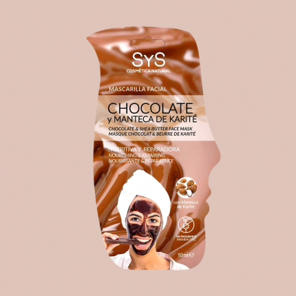 MASCARILLA FACIAL DE CHOCOLATE Y MANTECA DE KARITÉ (15ml)