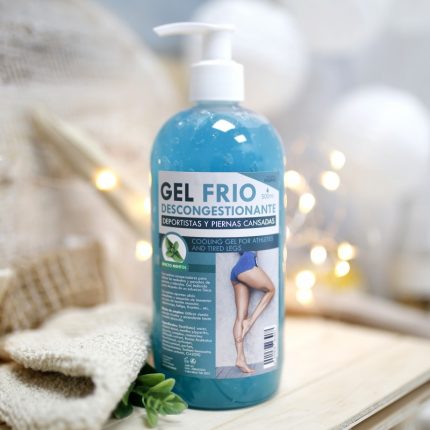 GEL FRÍO DESCONGESTIONANTE PARA DEPORTISTAS Y PIERNAS CANSADAS - AROMA INSPIRED (500ml)