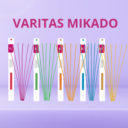 VARITAS DE RATÁN PARA MIKADO - CRISTALINAS