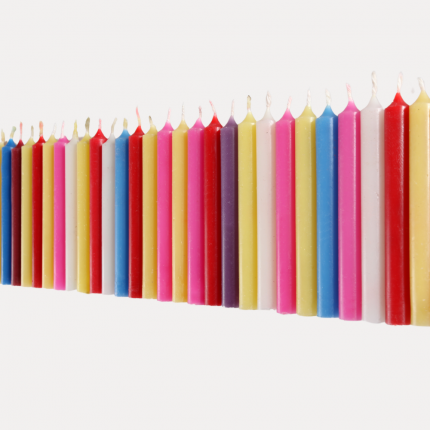 VELAS DE CERA NATURAL Y MECHA DE ALGODÓN (MEDIANAS Y GRANDES)