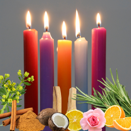 VELAS PERFUMADAS ESOTÉRICAS - KARMA (8-10 HORAS)