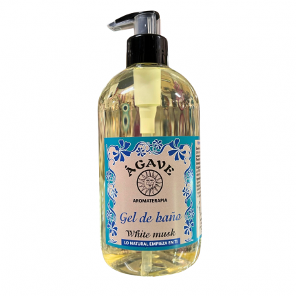 GEL DE BAÑO NATURAL DE WHITE MUSK - ÁGAVE (530ml)