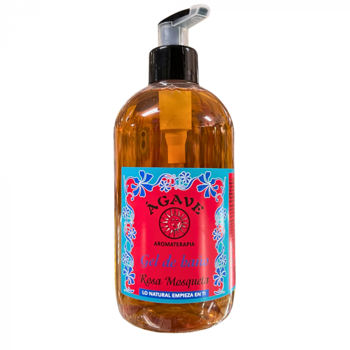 GEL DE BAÑO NATURAL DE ROSA MOSQUETA - ÁGAVE (530ml)
