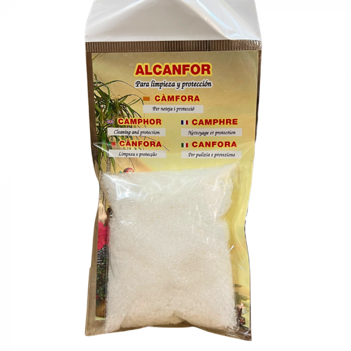 ALCANFOR EN GRANO - LIMPIEZA Y PROTECCIÓN