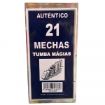 AUTÉNTICO VELÓN NEGRO DE LAS 21 MECHAS: TUMBA MAGIAS