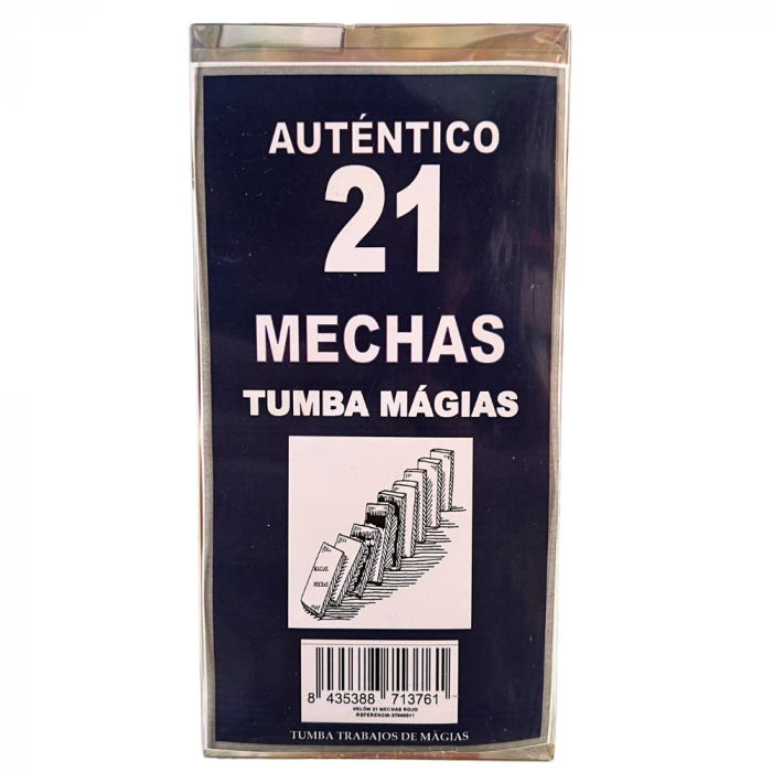 AUTÉNTICO VELÓN ROJO DE LAS 21 MECHAS: TUMBA MAGIAS