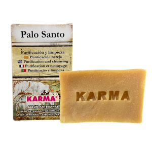 JABÓN ARTESANO DE PALO SANTO: PURIFICACIÓN Y LIMPIEZA (100G).