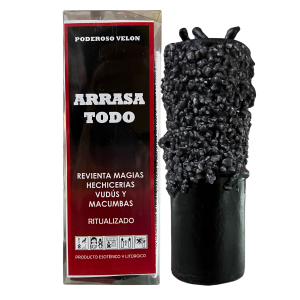 VELÓN RITUALIZADO DE ARRASA TODO: REVIENTA MAGIAS, HECHICERÍAS, VUDÚS Y MACUMBAS.