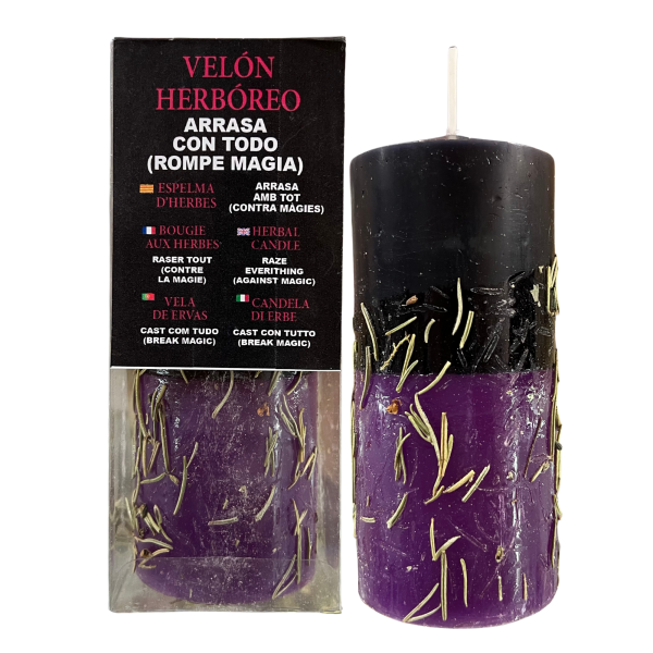 VELÓN HERBÓREO DE ARRASA CON TODO: Rompe Magia.