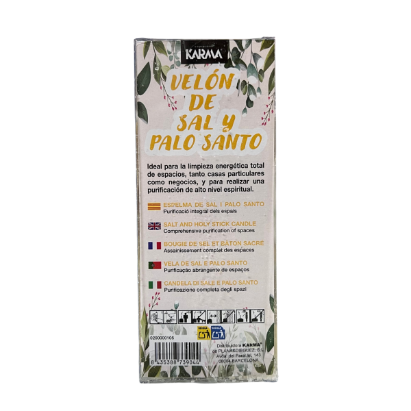 VELÓN DE SAL Y PALO SANTO: Limpieza Energética y Purificación Espiritual.