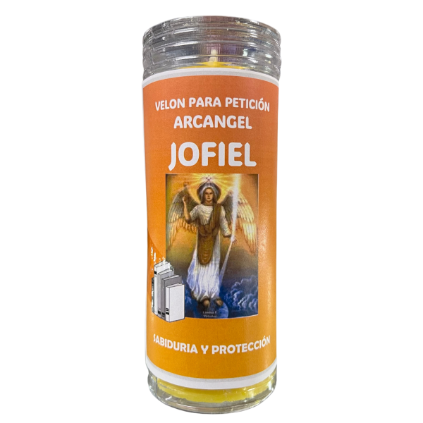 VELÓN DE PETICIÓN DEL ARCÁNGEL JOFIEL CON ACEITE LITÚRGICO: PROTECCIÓN Y SABIDURÍA.