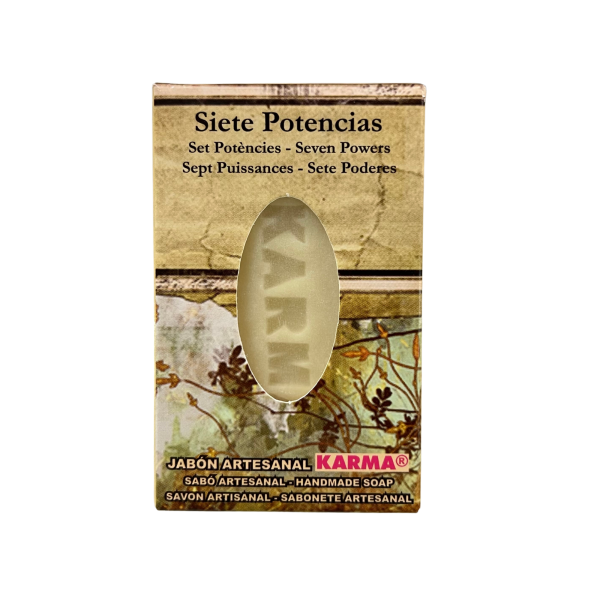 JABÓN ARTESANO DE 7 POTENCIAS: LIMPIEZA Y PROTECCIÓN (100g). - Imagen 2