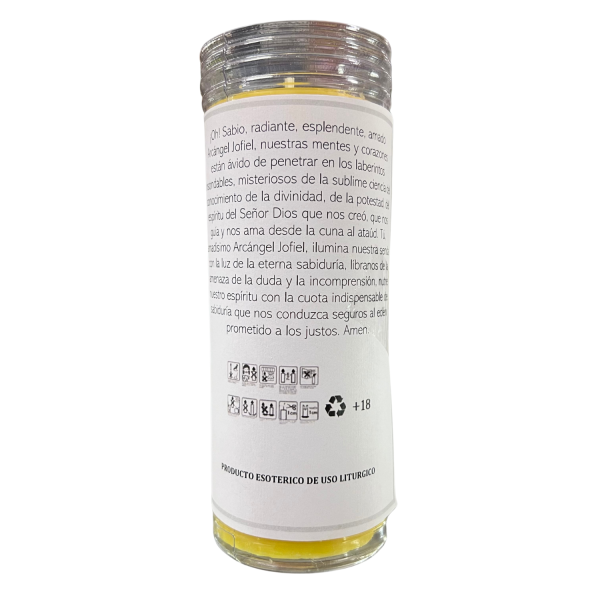 VELÓN DE PETICIÓN DEL ARCÁNGEL JOFIEL CON ACEITE LITÚRGICO: PROTECCIÓN Y SABIDURÍA. - Imagen 2