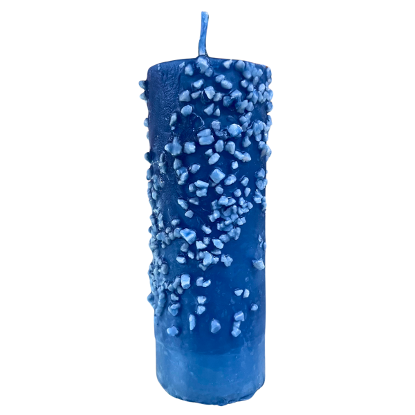 VELÓN RITUALIZADO DE IEMANJÁ / YEMAYÁ CON SAL GRUESA ESPECIAL: LIMPIEZA, DESCARGA Y FECUNDIDAD. - Imagen 2