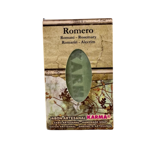 JABÓN ARTESANO DE ROMERO: LIMPIEZA Y PROTECCIÓN (100G). - Imagen 2