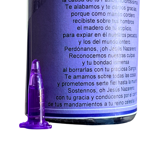 VELÓN DE PETICIÓN DE JESÚS NAZARENO CON ACEITE LITÚRGICO: PROTECCIÓN, GRACIA Y CONDUCCIÓN AL REINO CELESTIAL. - Imagen 3