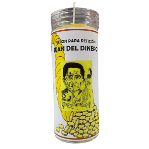 VELÓN DE PETICIÓN DE JUAN DEL DINERO CON ACEITE LITÚRGICO: ABUNDANCIA, PROSPERIDAD Y FORTUNA.