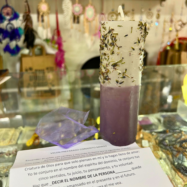 VELÓN RITUALIZADO DE CORDERITO MANSO: AMANSAR Y APLACAR A LA PERSONA DESEADA. - Imagen 3