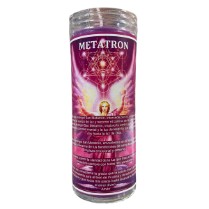 VELÓN DE PETICIÓN DE METATRÓN CON ACEITE LITÚRGICO: PROTECCIÓN Y GUÍA ESPIRITUAL.