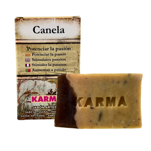 JABÓN ARTESANO DE CANELA: POTENCIAR LA PASIÓN (100G).