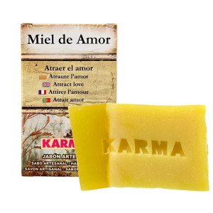 JABÓN ARTESANO DE MIEL DE AMOR: ATRAER EL AMOR (100G).
