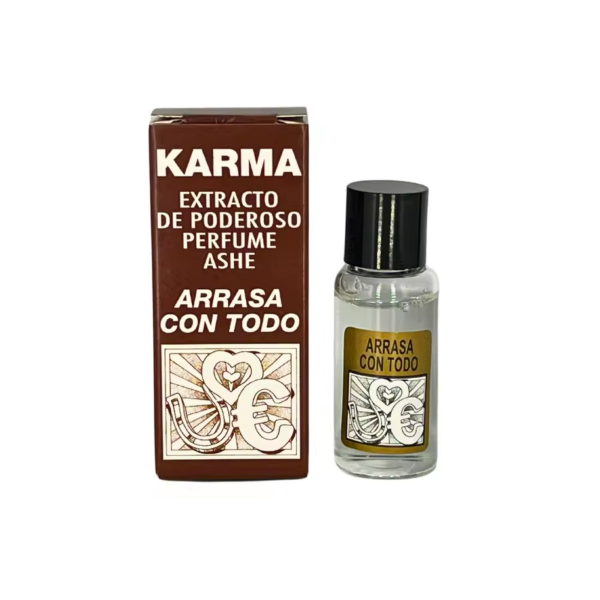 EXTRACTO DE PERFUME ASHE DE ARRASA CON TODO: ELIMINAR NEGATIVIDAD Y MAGIA NEGRA (10ML).