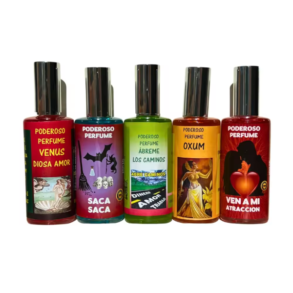 PODEROSO PERFUME DE ELEGGUÁ: ABRE CAMINOS (100ML). - Imagen 4
