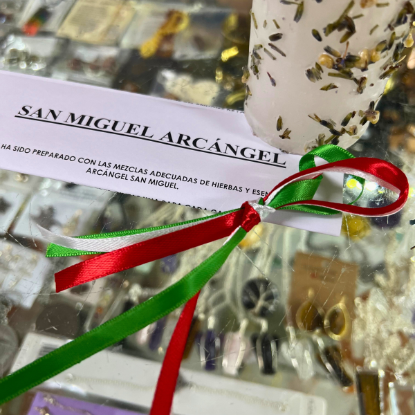 VELÓN RITUALIZADO DE SAN MIGUEL ARCÁNGEL CON LAZOS LITÚRGICOS: PROTECCIÓN Y DEFENSA. - Imagen 4