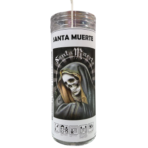 VELÓN DE PETICIÓN DE SANTA MUERTE CON ACEITE LITÚRGICO: TODO TIPO DE PETICIONES.
