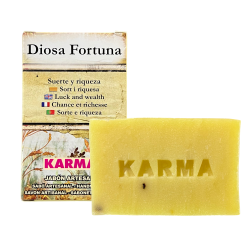 JABÓN ARTESANO DE LA DIOSA DE LA FORTUNA: SUERTE Y RIQUEZA (100G).