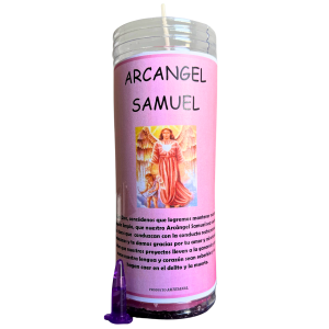 VELÓN DE PETICIÓN DEL ARCÁNGEL SAMUEL CON ACEITE LITÚRGICO: PROTECCIÓN, AYUDA, PAZ, AMOR PROPIO Y CON LOS DEMÁS.