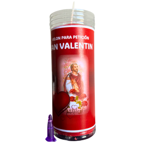 VELÓN DE PETICIÓN DE SAN VALENTÍN CON ACEITE LITÚRGICO: CONSEGUIR EL AMOR O FORTALECER RELACIÓN.