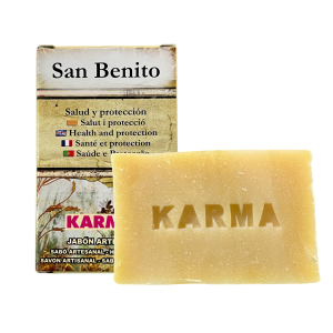 JABÓN ARTESANO DE SAN BENITO: SALUD Y PROTECCIÓN (100G).