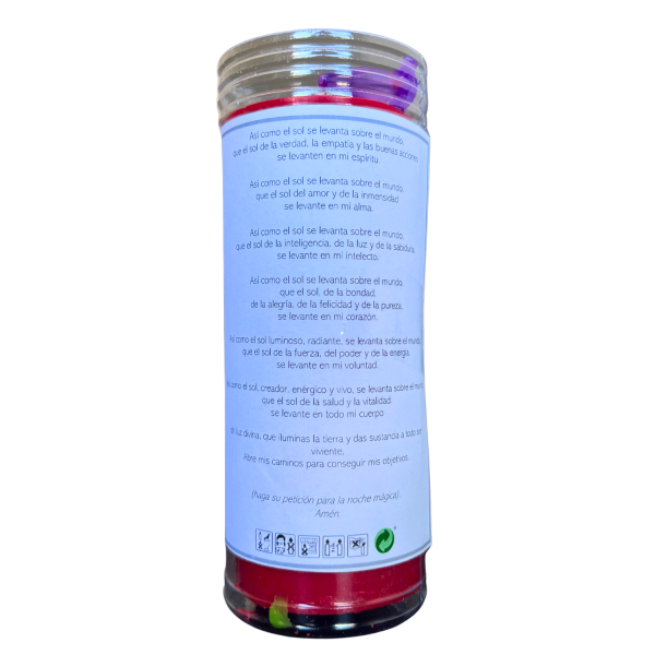 VELÓN DE PETICIÓN DE LA NOCHE DE SAN JUAN / SOLSTICIO DE VERANO CON ACEITE LITÚRGICO: LIMPIEZA ENERGÉTICA Y PETICIÓN DE DESEOS. - Imagen 2