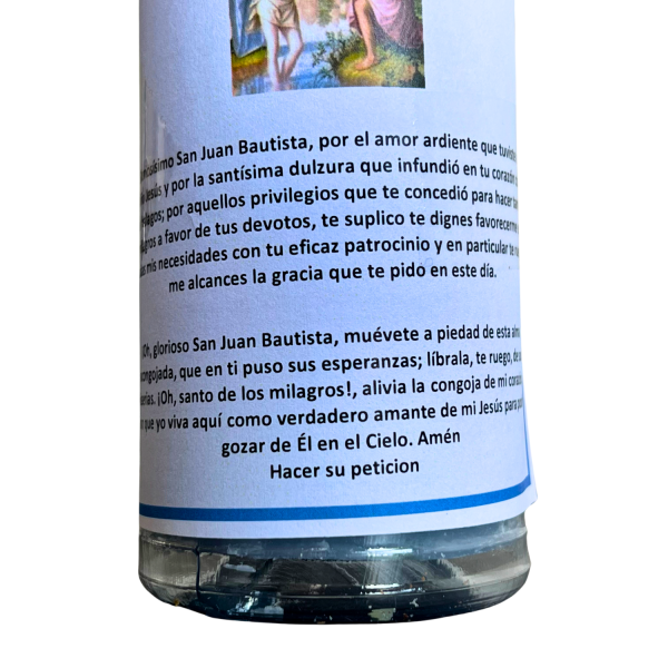 VELÓN DE PETICIÓN DE SAN JUAN BAUTISTA CON ACEITE LITÚRGICO: GUÍA, JUSTICIA, PAZ, MISERICORDIA Y PERDÓN. - Imagen 3