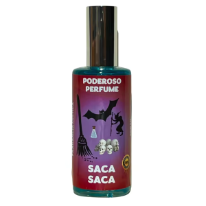 PODEROSO PERFUME DE SACA SACA: ALEJAR MALAS ENERGÍAS Y ENEMIGOS (100ML).